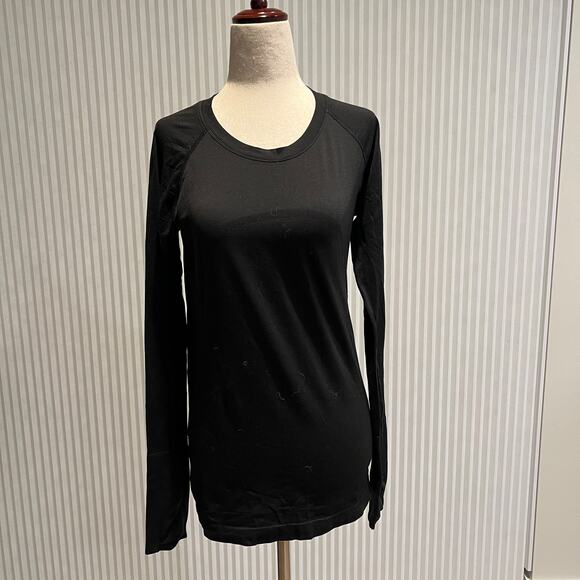 LULULEMON Women's Swiftly Tech Long Sleeve Crew In Black - Picture 1 of 6